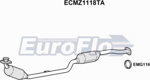 EuroFlo ECMZ1118TA - Katalizator www.molydon.hr