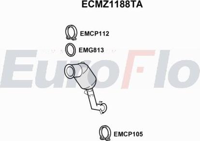 EuroFlo ECMZ1188TA - Katalizator www.molydon.hr