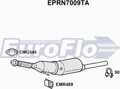 EuroFlo EPRN7009TA - DPF filter, filter čestica www.molydon.hr