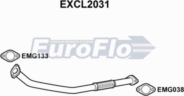 EuroFlo EXCL2031 - Ispušna cijev www.molydon.hr