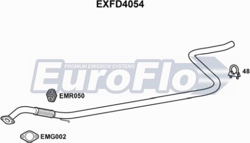 EuroFlo EXFD4054 - Ispušna cijev www.molydon.hr