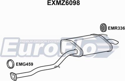 EuroFlo EXMZ6098 - Zadnji Ispušni lonac www.molydon.hr