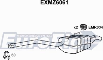 EuroFlo EXMZ6061 - Zadnji Ispušni lonac www.molydon.hr