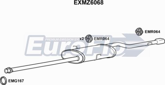 EuroFlo EXMZ6068 - Zadnji Ispušni lonac www.molydon.hr