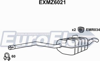 EuroFlo EXMZ6021 - Zadnji Ispušni lonac www.molydon.hr