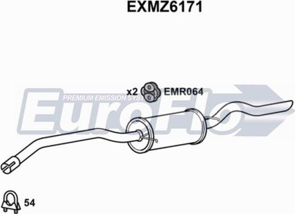 EuroFlo EXMZ6171 - Zadnji Ispušni lonac www.molydon.hr
