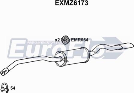 EuroFlo EXMZ6173 - Zadnji Ispušni lonac www.molydon.hr