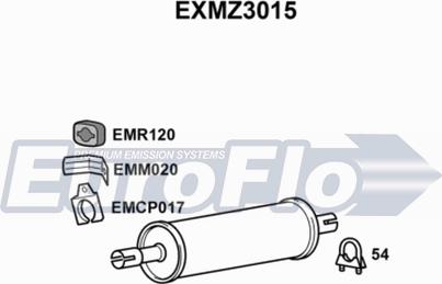 EuroFlo EXMZ3015 - Srednji Ispušni lonac www.molydon.hr