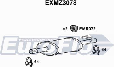 EuroFlo EXMZ3078 - Srednji Ispušni lonac www.molydon.hr