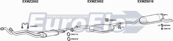 EuroFlo MZ30030 2001A - Ispušni sistem www.molydon.hr