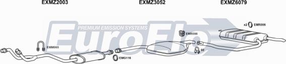 EuroFlo MZ30030D 3004B - Ispušni sistem www.molydon.hr