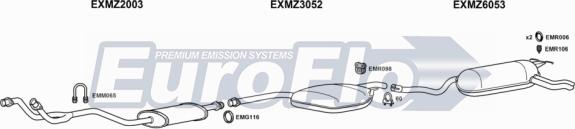 EuroFlo MZ30030D 2004B - Ispušni sistem www.molydon.hr