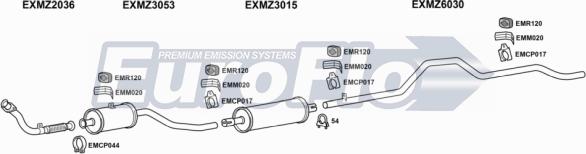 EuroFlo MZ30724D 7001B - Ispušni sistem www.molydon.hr