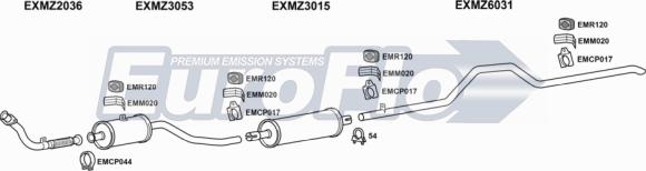 EuroFlo MZ30724D 7001F - Ispušni sistem www.molydon.hr