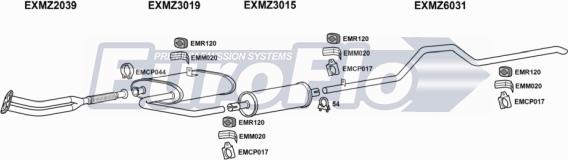 EuroFlo MZ31023 7004C - Ispušni sistem www.molydon.hr