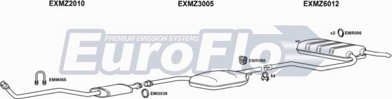 EuroFlo MZ25025D 3001 - Ispušni sistem www.molydon.hr