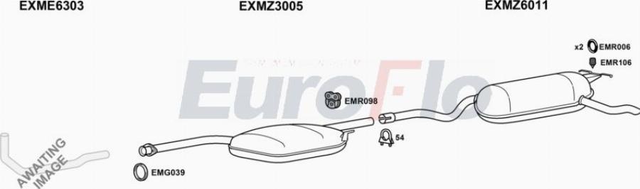 EuroFlo MZ20020 0201LHD - Ispušni sistem www.molydon.hr