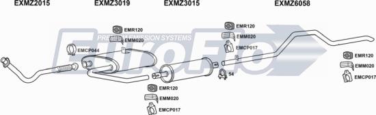 EuroFlo MZ20823D 7001B02 - Ispušni sistem www.molydon.hr