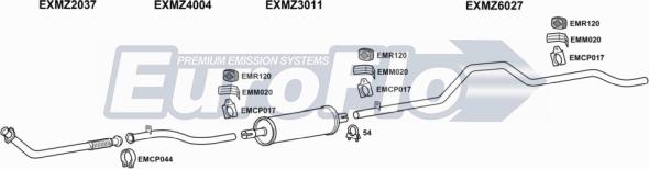 EuroFlo MZ20823D 7001D - Ispušni sistem www.molydon.hr