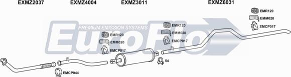 EuroFlo MZ20823D 7001G - Ispušni sistem www.molydon.hr