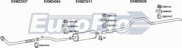 EuroFlo MZ20823D 7001K - Ispušni sistem www.molydon.hr
