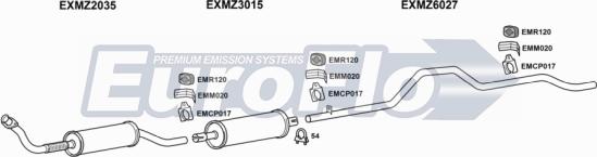 EuroFlo MZ20724D 7001A - Ispušni sistem www.molydon.hr