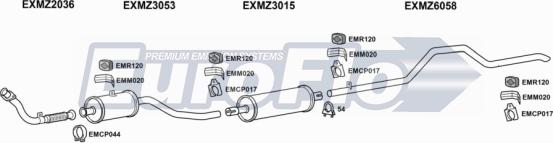 EuroFlo MZ20724D 7001B02 - Ispušni sistem www.molydon.hr