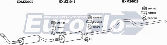 EuroFlo MZ20724D 7001E - Ispušni sistem www.molydon.hr