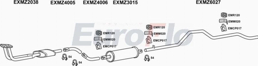 EuroFlo MZ21023 7001A00 - Ispušni sistem www.molydon.hr