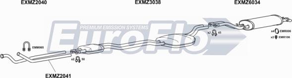 EuroFlo MZ28027 4001 - Ispušni sistem www.molydon.hr