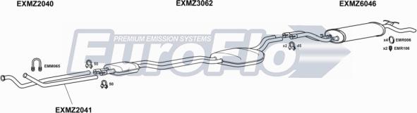 EuroFlo MZ28027 3001 - Ispušni sistem www.molydon.hr