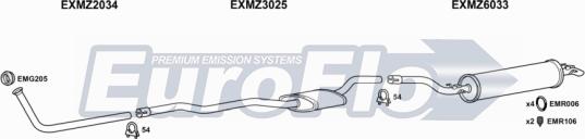 EuroFlo MZ23023 2001 - Ispušni sistem www.molydon.hr