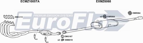 EuroFlo MZA1919 1004B - Ispušni sistem www.molydon.hr