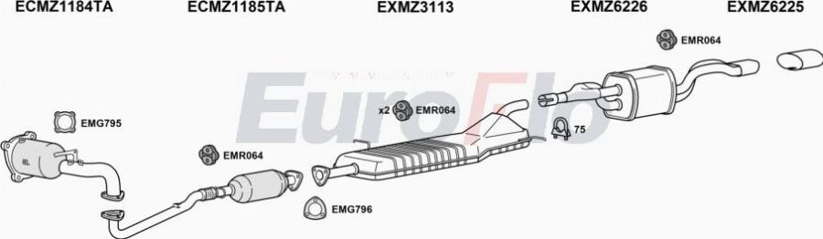 EuroFlo MZB2020 6004 - Ispušni sistem www.molydon.hr