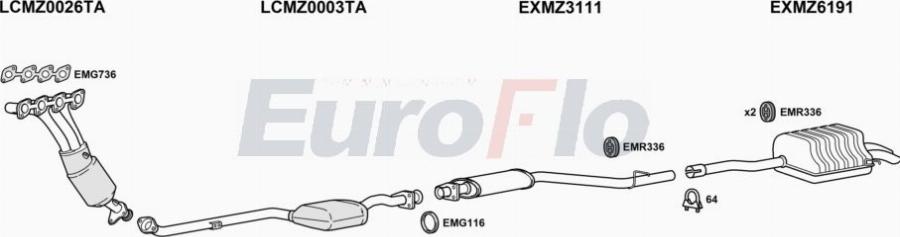 EuroFlo MZC2018 0402LHD - Ispušni sistem www.molydon.hr