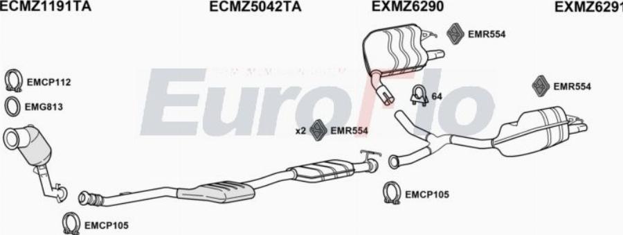 EuroFlo MZC2020 4008 - Ispušni sistem www.molydon.hr