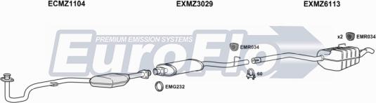 EuroFlo MZCLK223 4001E - Ispušni sistem www.molydon.hr