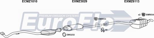 EuroFlo MZCLK223 5001B - Ispušni sistem www.molydon.hr
