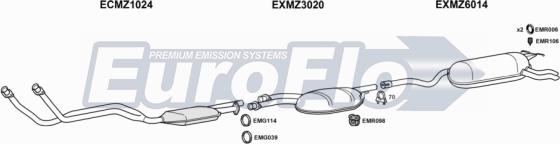 EuroFlo MZE3232 4001 - Ispušni sistem www.molydon.hr