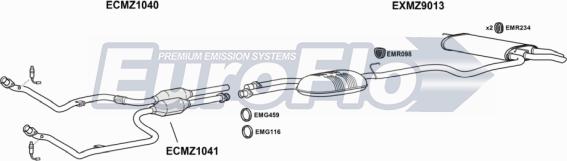 EuroFlo MZE3232 3004A - Ispušni sistem www.molydon.hr