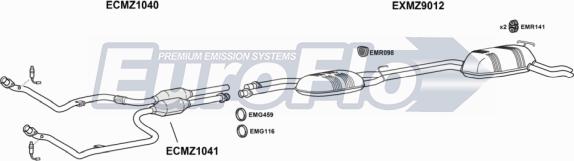 EuroFlo MZE3232 2008A - Ispušni sistem www.molydon.hr