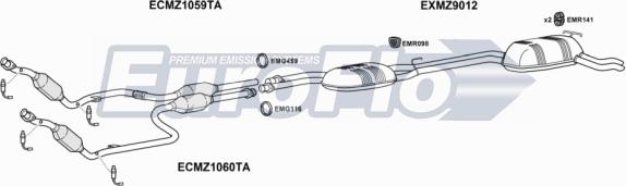EuroFlo MZE3232 2008C - Ispušni sistem www.molydon.hr