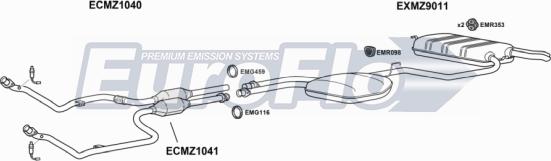 EuroFlo MZE2424 3001A - Ispušni sistem www.molydon.hr