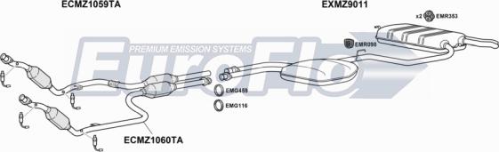 EuroFlo MZE2426 3001B - Ispušni sistem www.molydon.hr