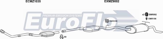 EuroFlo MZE2525D 2004 - Ispušni sistem www.molydon.hr
