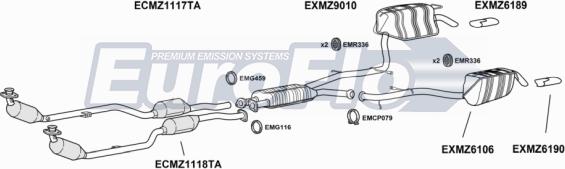 EuroFlo MZE2830 3001 - Ispušni sistem www.molydon.hr