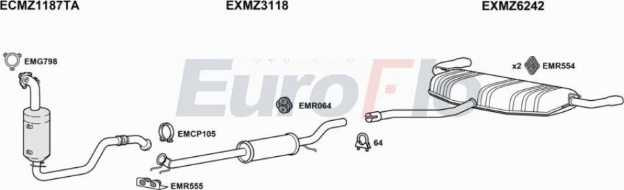EuroFlo MZGLA216 3001 - Ispušni sistem www.molydon.hr