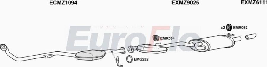 EuroFlo MZSLK220 5001A00 - Ispušni sistem www.molydon.hr