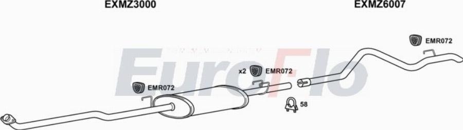 EuroFlo MZSPR23D 7004A00 - Ispušni sistem www.molydon.hr