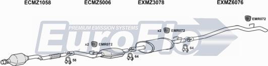 EuroFlo MZSPR22D 9011A09 - Ispušni sistem www.molydon.hr